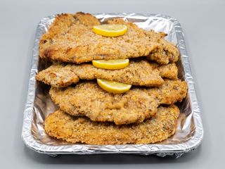 Rebanadas de pollo/ternera empanizadas
