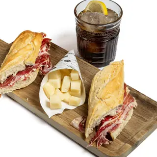 Menú Bocadillo Pata Negra