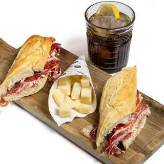 Menú Bocadillo Pata Negra