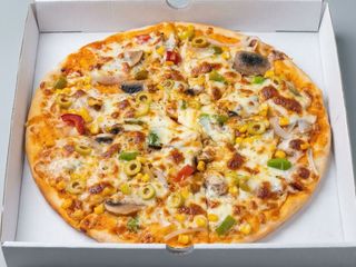 45. Pizza vegetariana