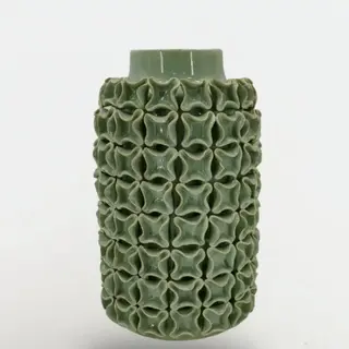 Jarrón Mint Geometry
