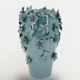 Jarrón Azure Bloom