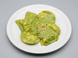 Pasta Rellena Panzerotti De Requesón Y Espinacas