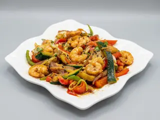 Verduras frescas salteadas