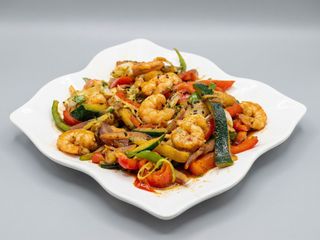 Verduras frescas salteadas