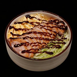 炸鸭盖饭Donburi de pato