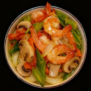 什锦虾 Chop-suey Gamba
