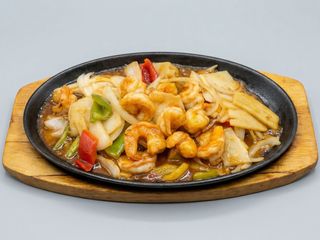 308 Langostinos Al Salsa Del Sha Cha