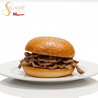 Pan y carne de ternera