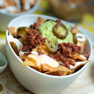 Nachos como los comemos allá