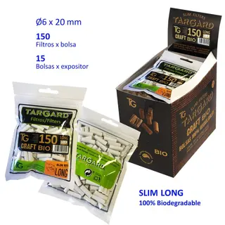Filtros Slim Targard - 150 Unidades