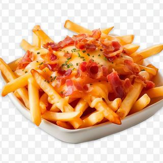 Cheese bacon papas