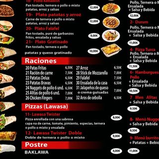 Pizza lawasa twister doble