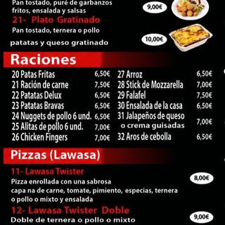 Pizza lawasa twister