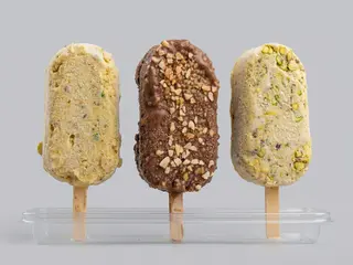 Polo de chocolate con almendras