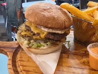 Hamburguesa triple