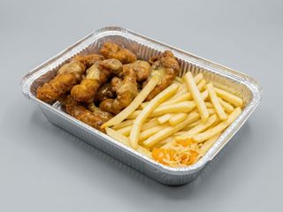 Lágrimas de pollo miel y mostaza