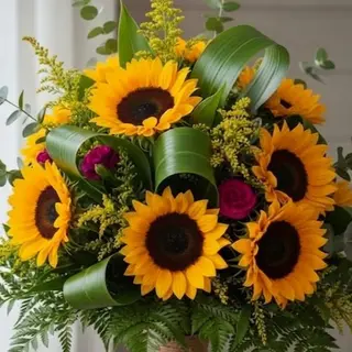 Ramo de 12 Girasoles