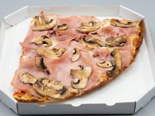 Jamón cocido y champiñones 