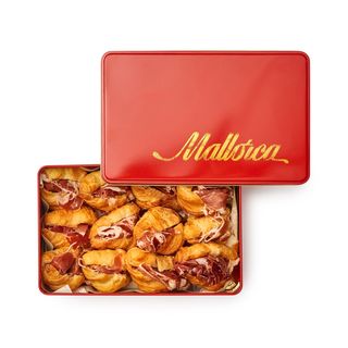 Caja metálica vintage 12petit croissant 1985 IBERICO