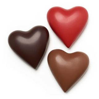 Corazón de chocolate