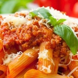 Macarrones a la bolognesa