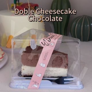 Doble Cheesecake de Chocolate