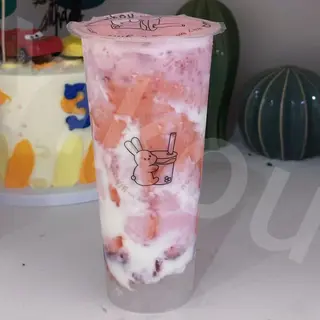 Fresa con Té verde