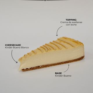 Tarta de Queso Kinder Porción