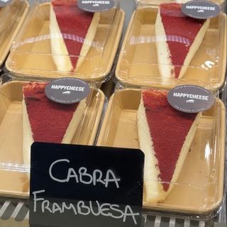 Queso de Cabra y Frambuesa porcion