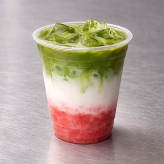 Iced Strawberry Matcha