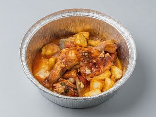 Contramuslo de pollo al horno