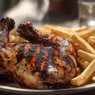 1 POLLO+RACION DE PATATAS