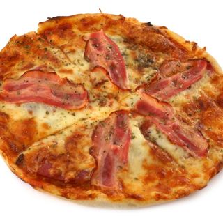 PIZZA PEQUEÑA BACON + AGUA 330ML