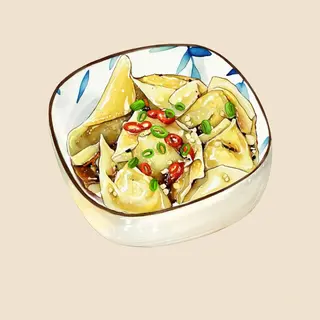 Hot Wontons 6pcs.