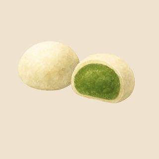 Mochi de té verde
