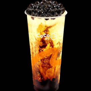 Leche fresca con tapioca de azúcar moreno CRÈME BRÛLÉE