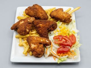Menú Alitas De Pollo (5 Pzs.)