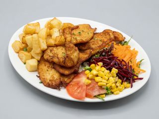 Plato De Pechuga De Pollo Empanada