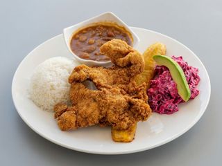 Menú Chuleta de Pollo