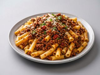 MACARRONES BOLOÑESA ESTILO DE LA YAYA