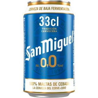 Cerveza San Miguel 0,0 Lata 33cl.