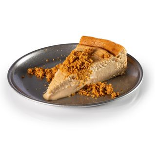 Tarta de queso con caramelo salado