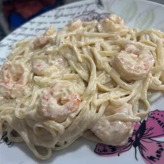 Tallarines con Gambas