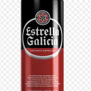 Cerveza de lata estrella Galicia 