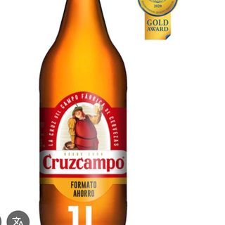 Cerveza de litro cruz campo
