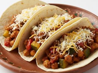 3 tacos vegetarianos