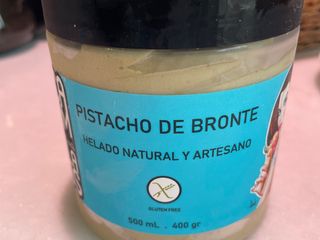 Helado de pistacho