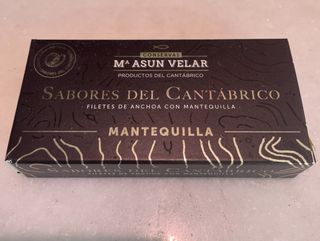 Anchoas con mantequilla