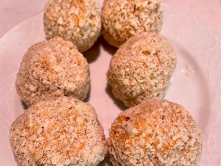 Croquetas de gamba roja . ( sin freir)